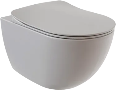 Унитаз подвесной Creavit Free FE322-11CG00E-0000 с микролифтом, матовый серый Sancos — официальный сайт
