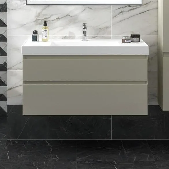 Тумба под раковину без столешницы KERAMA MARAZZI Cubo 100 подвесная, лимо матовая Sancos — официальный сайт