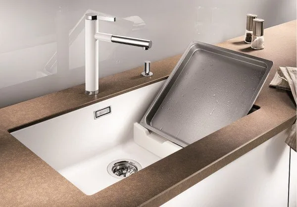 Мойка кухонная Blanco Subline 700-U Level белая Sancos — официальный сайт