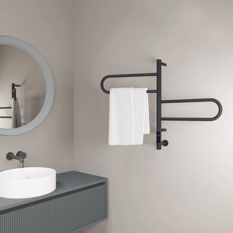 Полотенцесушитель электрический Vincea VTD-1R1CGE 44x60 графит Sancos — официальный сайт