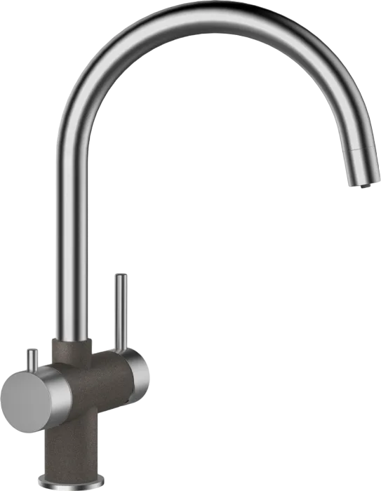 Смеситель для кухни Schock Cristalite Ares баварский камень Sancos — официальный сайт