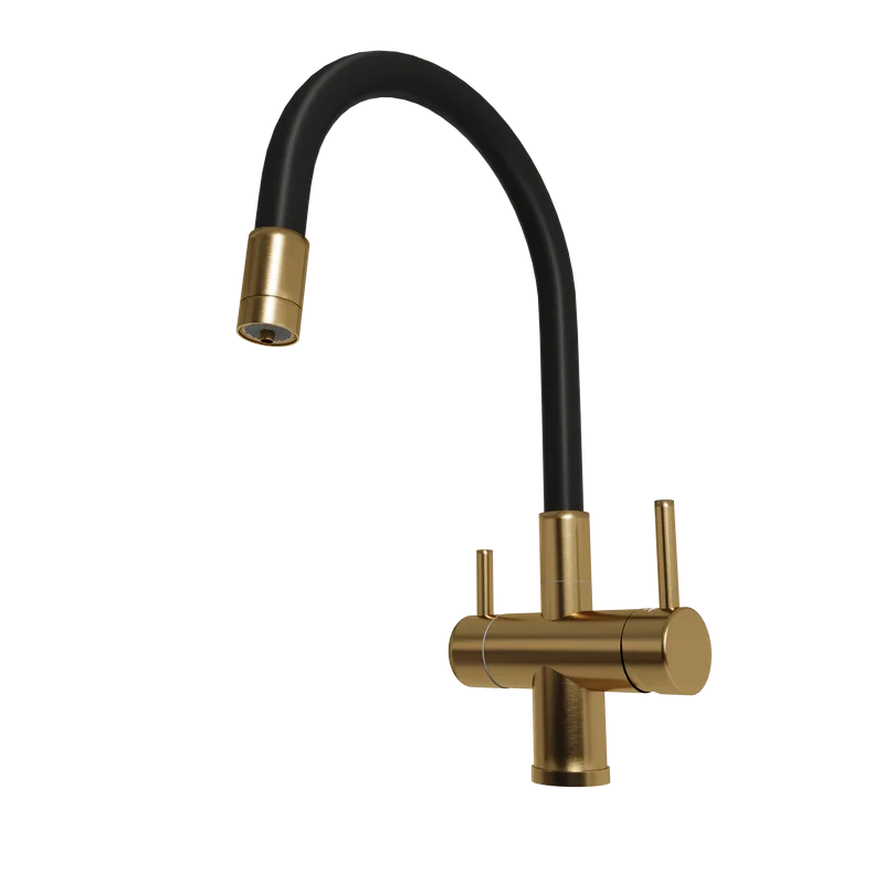 Смеситель для кухни Emar PVD ЕС - 3015 PVD Golden Sancos — официальный сайт