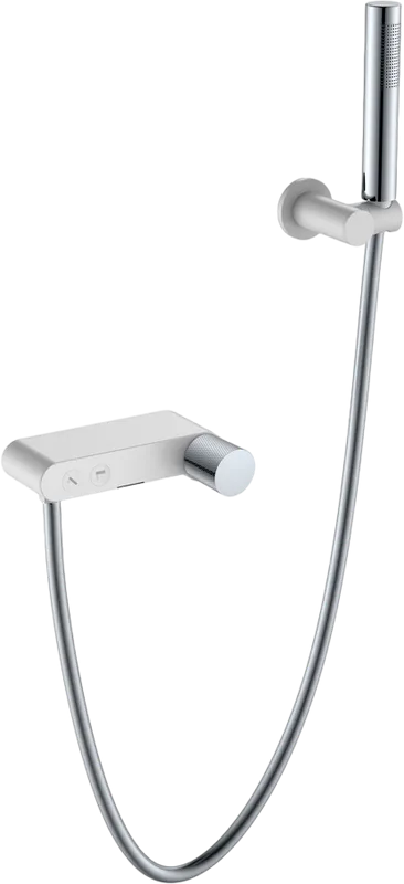 Смеситель для ванны с душем Boheme Stick 123-WCR.2, white touch chrome Sancos — официальный сайт