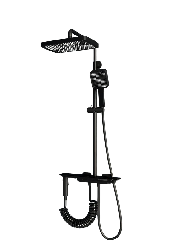 Душевая стойка RGW Shower Panels SP-35-B, черная Sancos — официальный сайт