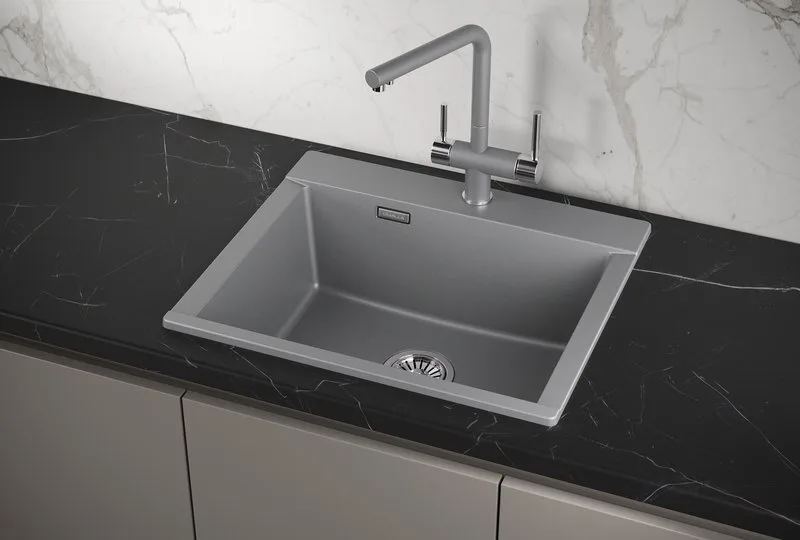 Мойка кухонная Granula Estetica 5804, алюминиум Sancos — официальный сайт