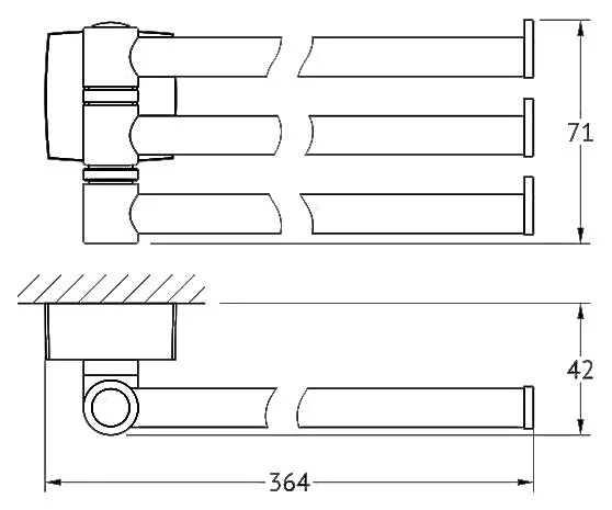 Полотенцедержатель FBS Esperado ESP 045 Sancos — официальный сайт