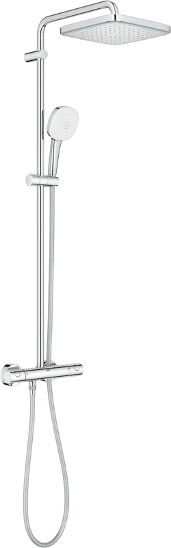 Душевая стойка Grohe Tempesta 26689001, с термостатом, хром Sancos — официальный сайт