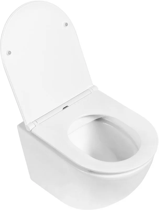 Унитаз подвесной BelBagno Sfera-r BB046CHR BB870SC с микролифтом, безободковый, глянцевый белый Sancos — официальный сайт