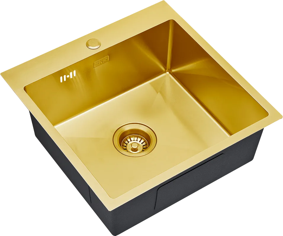 Мойка кухонная S.K.Sanitary SKS 5151 BRONZE с сифоном Sancos — официальный сайт