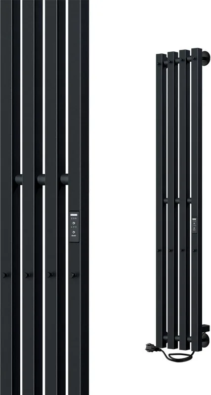 Полотенцесушитель электрический Indigo Style 4 PRO LSPRE120-18BRRt 120х18, черный муар Sancos — официальный сайт