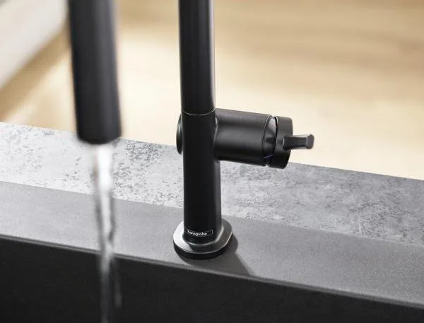 Смеситель для кухни Hansgrohe Talis M54 72804670 матовый черный Sancos — официальный сайт