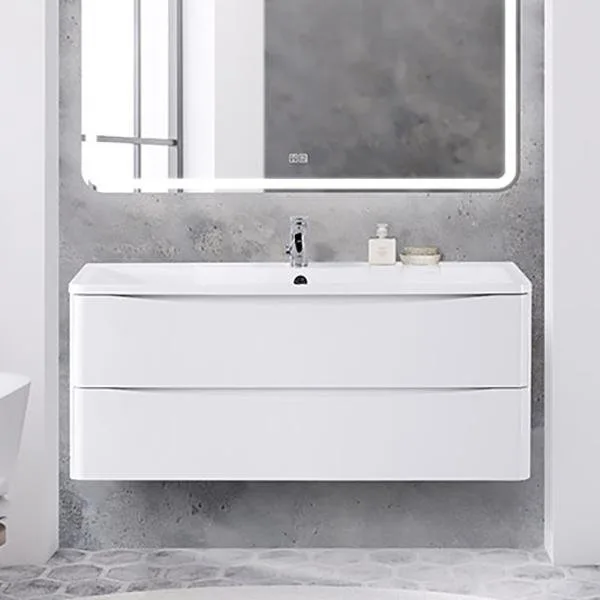 Тумба под раковину без столешницы BelBagno Acqua 120 подвесная, bianco lucido Sancos — официальный сайт