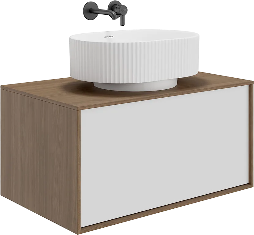 Накладная раковина KERAMA MARAZZI Vento 50 белая матовая Sancos — официальный сайт
