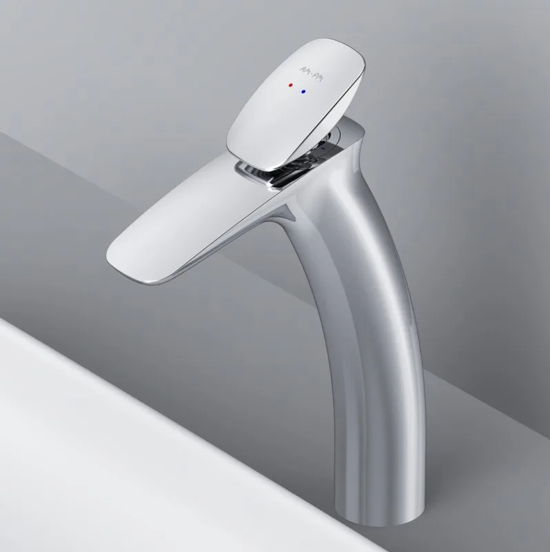 Смеситель для раковины AM.PM Spirit V2.0 F70A92200 с донным клапаном Sancos — официальный сайт