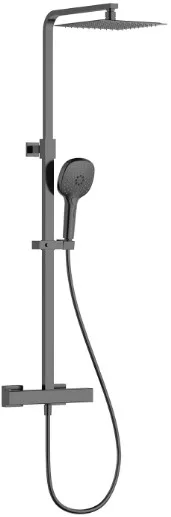 Душевая стойка AQUAme Siena AQM8007GM, оружейная сталь Sancos — официальный сайт