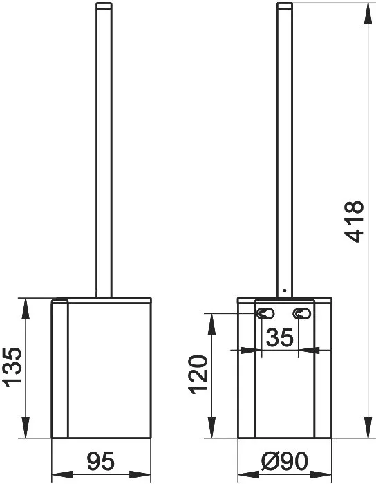 Ершик Keuco Plan 14972370200 черный Sancos — официальный сайт