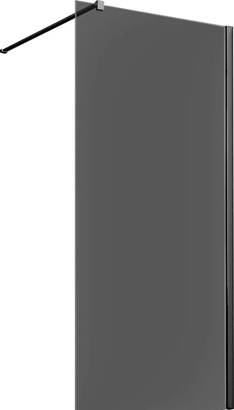 Душевая перегородка Vincea Walk-in VSW-1H900CGB 90 см, профиль матовый чёрный, стекло тонированное Sancos — официальный сайт