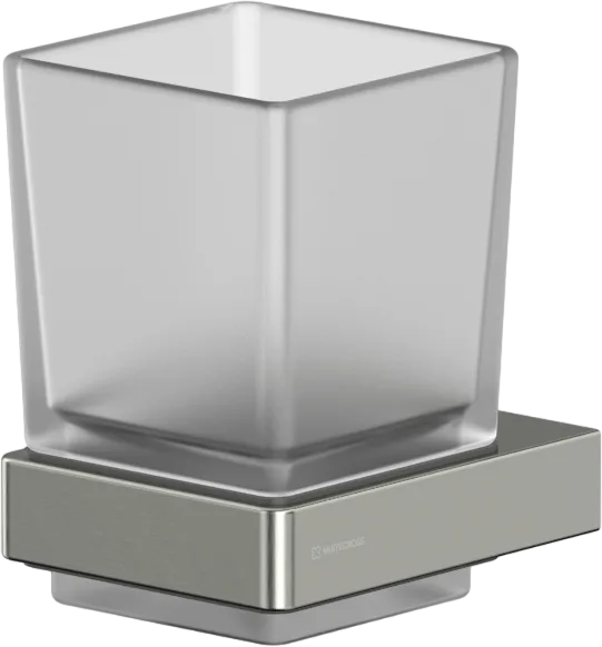 Стакан WHITECROSS Cubo CU2430NIB брашированный никель Sancos — официальный сайт