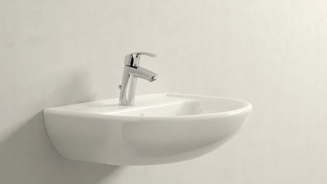 Смеситель для раковины Grohe 23322001 хром Sancos — официальный сайт