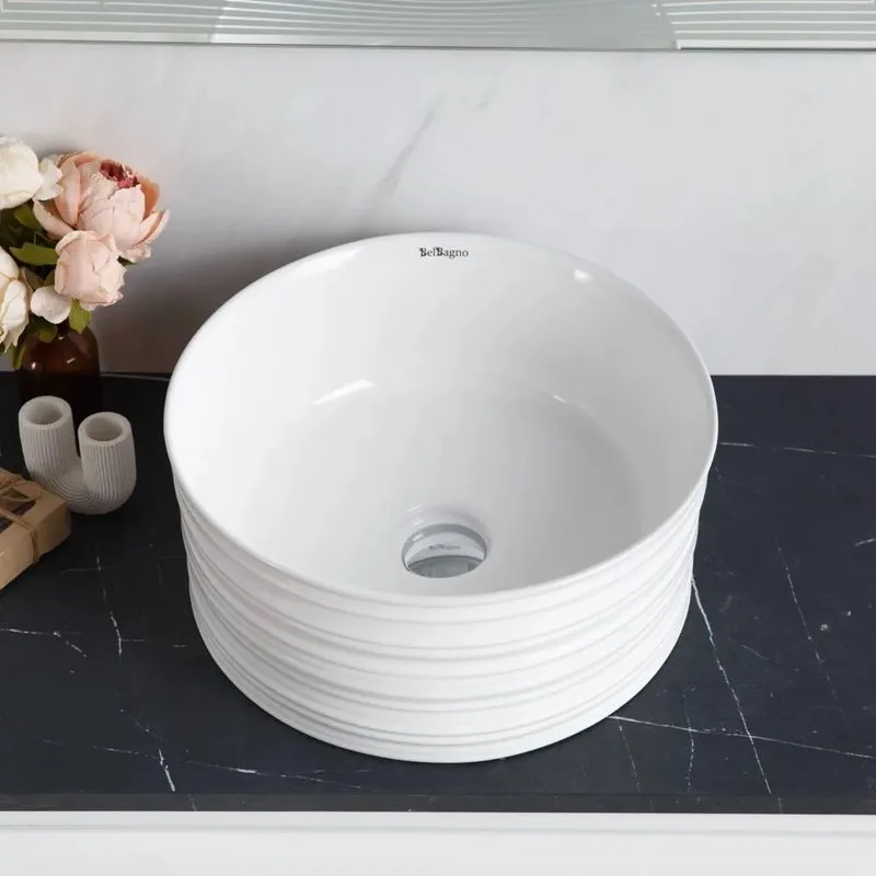 Накладная раковина BelBagno BB1420 накладная Sancos — официальный сайт
