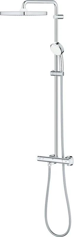 Душевая стойка Grohe Tempesta Cosmopolitan System 250 26689000, с термостатом Sancos — официальный сайт