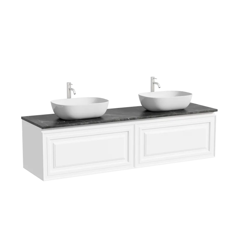 Тумба с раковиной Sancos Very 160 bianco, столешница черный мрамор TT160A1X, раковина CN6009 Sancos — официальный сайт