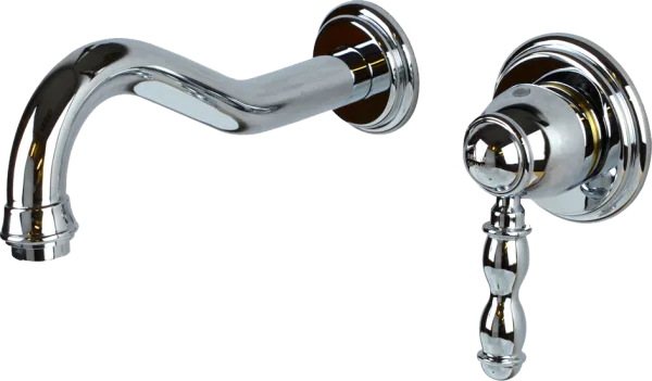 Смеситель для раковины Bronze de Luxe Tiffany 1920CR С ВНУТРЕННЕЙ ЧАСТЬЮ  хром Sancos — Оригинал