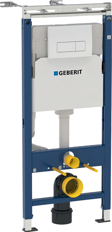 Система инсталляции для унитазов Geberit Duofix Платтенбау 458.125.11.1, 4 в 1 с кнопкой смыва, бела Sancos — официальный сайт