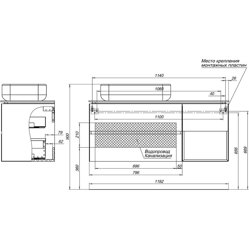 Тумба под раковину без столешницы Allen Brau Infinity 120 L подвесная, папирус матовый Sancos — официальный сайт