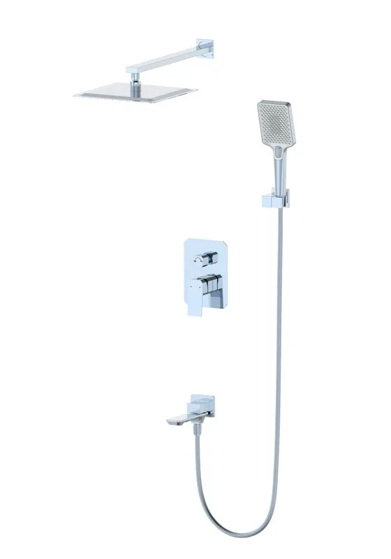 Душевой комплект Wonzon & Woghand WW-88939011-CR, С ВНУТРЕННЕЙ ЧАСТЬЮ, хром Sancos — официальный сайт