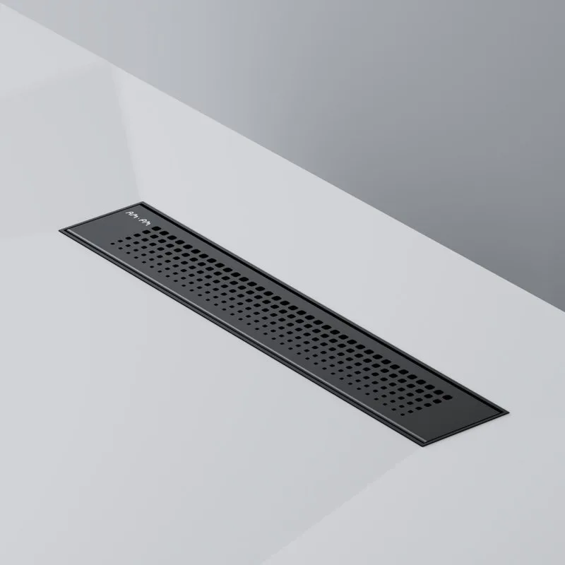 Душевой трап (лоток) AM.PM PrimeFlow Cut Gradient 40 см, черный матовый Sancos — официальный сайт