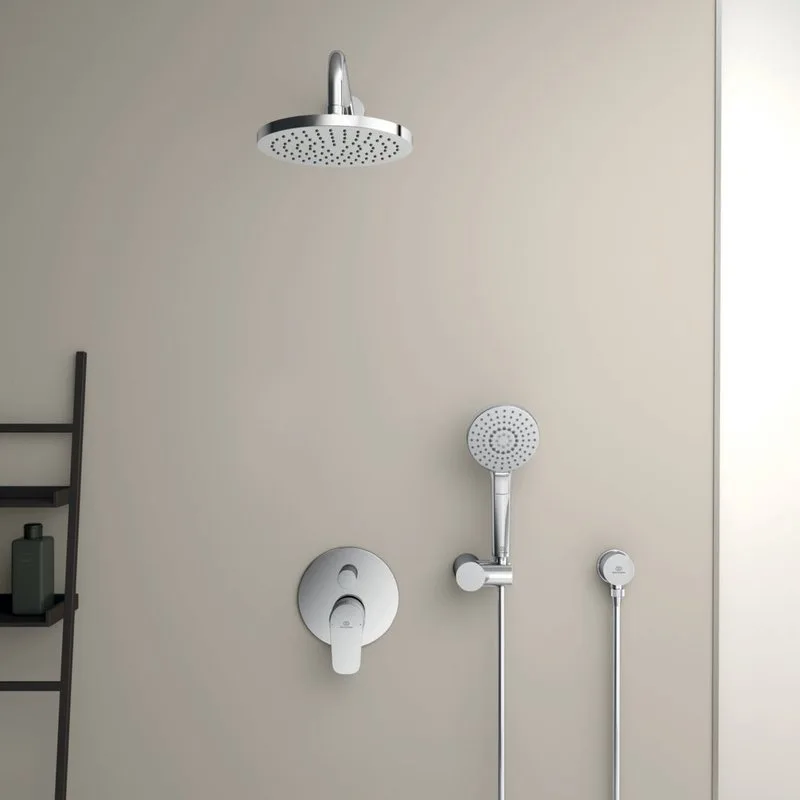 Душевой комплект Ideal Standard Ceraflex, хром, С ВНУТРЕННЕЙ ЧАСТЬЮ Sancos — официальный сайт
