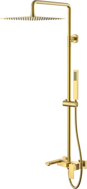 Душевая стойка Boheme Qubic 478-MG, matt gold Sancos — официальный сайт