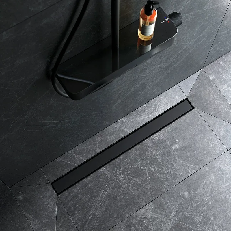 Душевой трап (лоток) AM.PM MasterFlow Tile 80 см, черный матовый Sancos — официальный сайт
