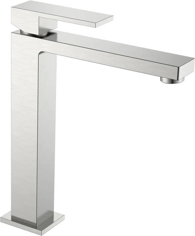 Смеситель для раковины Boheme Qubic 472-NB brushed nickel Sancos — официальный сайт