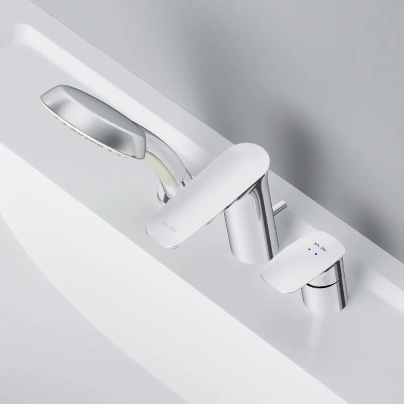 Смеситель на борт ванны AM.PM Inspire V2.0 F50A01300 Sancos — официальный сайт