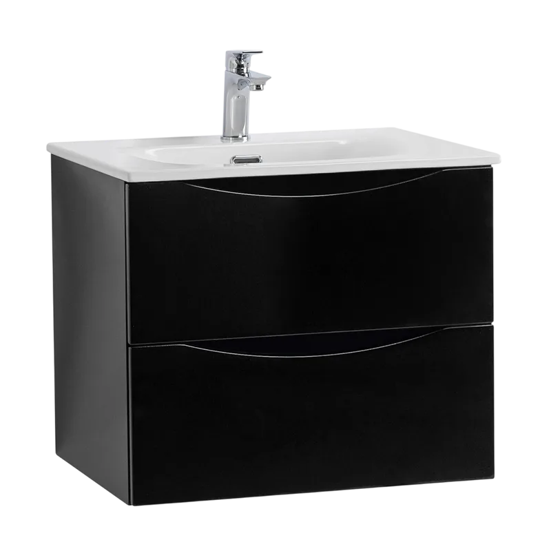 Тумба под раковину без столешницы BelBagno Marino-cer-mini 70 подвесная, nero lucido Sancos — официальный сайт