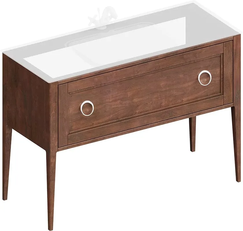 Тумба под раковину без столешницы KERAMA MARAZZI Plaza Classic Neo 120 орех матовый Sancos — официальный сайт