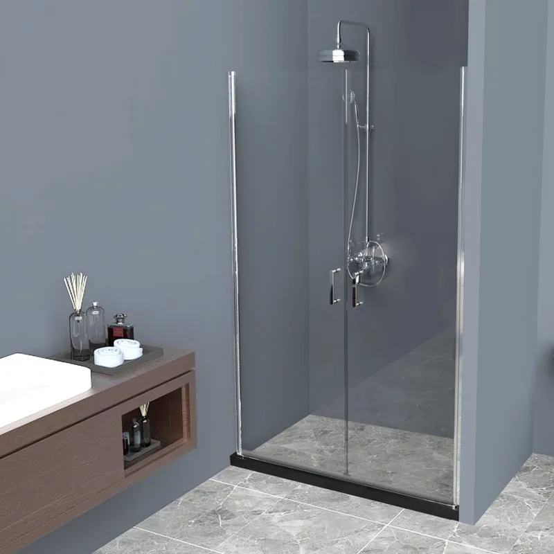 Душевая дверь в нишу BelBagno Uno B-2-110-C-Cr стекло прозрачное Sancos — официальный сайт