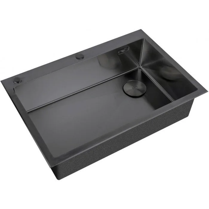 Мойка кухонная Zorg Inox Lux 7551 Grafit Sancos — официальный сайт
