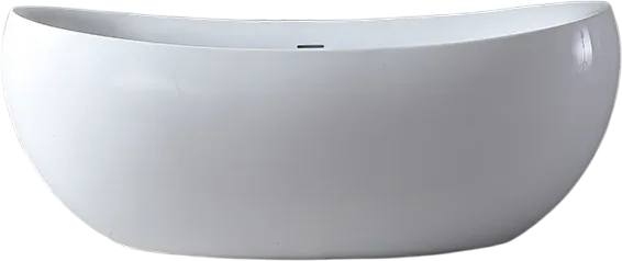 Акриловая ванна Abber AB9236 170x80 см, отдельностоящая, белая, овальная, с каркасом, со сливом-пере Sancos — официальный сайт