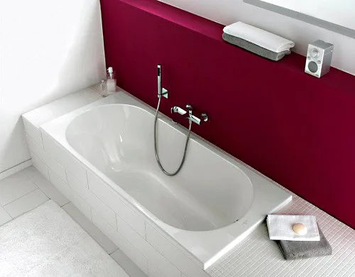 Акриловая ванна Villeroy & Boch Oberon UBQ160OBE2V-01 160x75 см, встраиваемая, цвет альпийский белый Sancos — официальный сайт