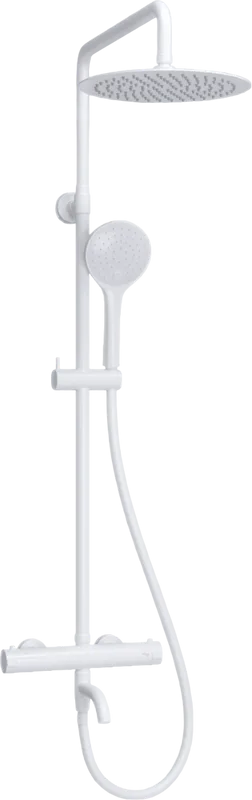 Душевая стойка Wasserkraft Mindel 8500 A188.257.155.WM Thermo, с термостатом, белая Sancos — официальный сайт