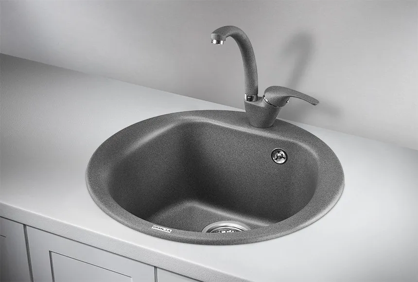 Мойка кухонная Granula 5101, графит Sancos — официальный сайт