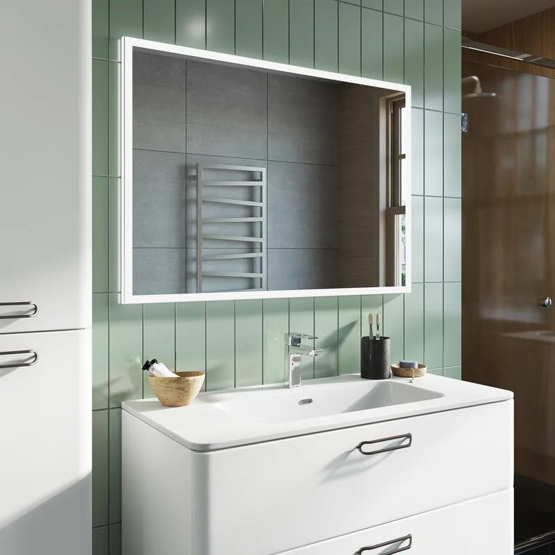 Зеркало IDDIS Brick 100 c термообогревом и подсветкой Sancos — официальный сайт