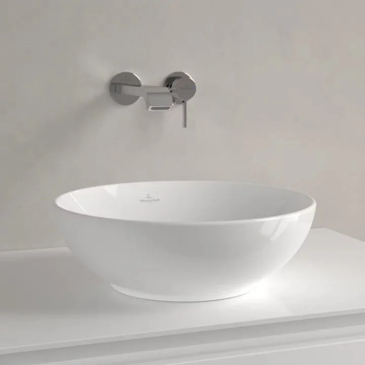 Накладная раковина Villeroy & Boch Loop & friends 4A450001 альпийский белый Sancos — официальный сайт