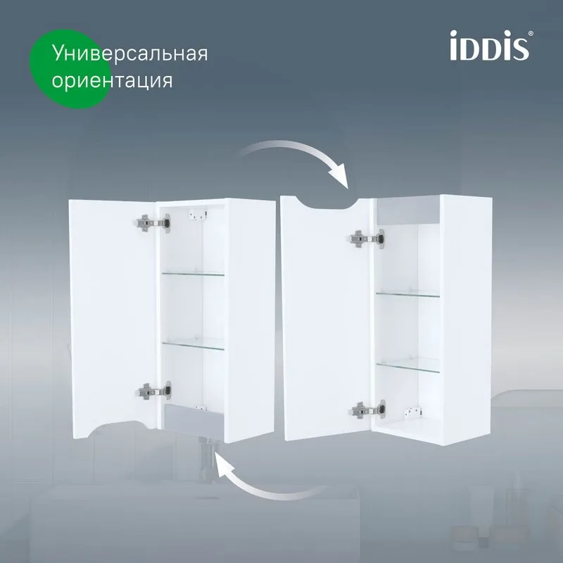 Шкаф IDDIS Sky 30 белый Sancos — официальный сайт