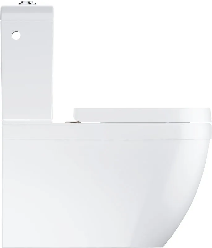 Унитаз-компакт напольный Grohe Euro Ceramic 3933800H подвод сбоку, с микролифтом Sancos — официальный сайт