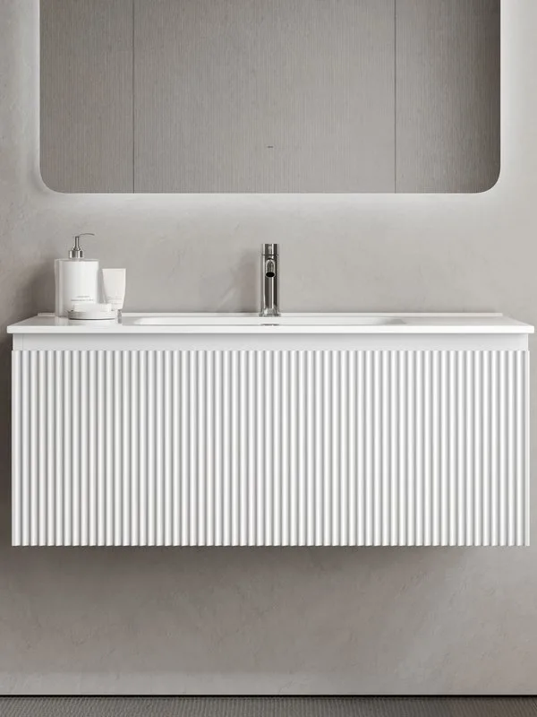 Тумба под раковину Sancos Snob R 1.0 100 подвесная Bianco (белый), SNR1.0100W Sancos — официальный сайт