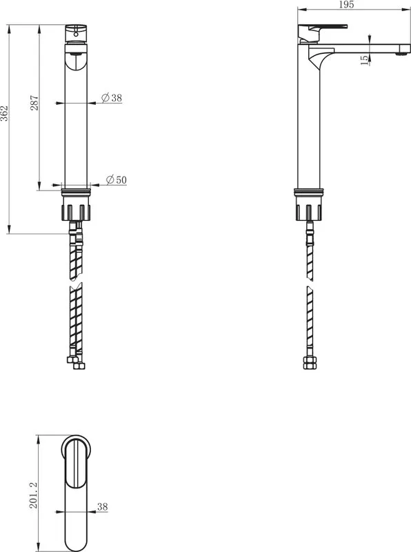 Смеситель для раковины Wonzon & Woghand WW-H1034-MW белый матовый Sancos — официальный сайт